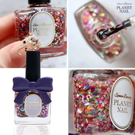 PLANET NAIL(プラネットネイル) PLB34 守護星のウィンク 10ml ネイルポリッシュ マニキュア ラメネイル