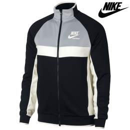 NIKEナイキ【海外限定】【即日発送】【送料無料】【トラックジャケット】【ジャージ】ARCHIVEPOLYKINTTRACKJACKETメンズ・サイズ:S-L・Black/WolfGrey/Sail