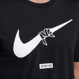 NIKE・ナイキ【Tシャツ】【即日発送】Dri-FITTrainingT-ShirtJUSTDOITBlack/White・サイズS-L・メンズ・ユニセックス