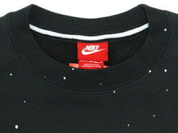 NIKE・ナイキ【プルオーバー】【スウェット】【トレーナー】【海外限定】【即日発送】【送料無料】NIKEHAZARDSPECKLEBLACKFLEECECREWBlackサイズ:S-Lメンズユニセックス