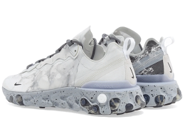 NIKE・ナイキ・KendrickLamar【スニーカー】【即日発送】【送料無料】REACTELEMENT55/KLケンドリックラマー×ナイキリアクトエレメント55MultiPlatinumマルチプラチナムPUREPLATINUM/CLEAR-WOLFGREYサイズ:US8(26cm)-US10(28cm)