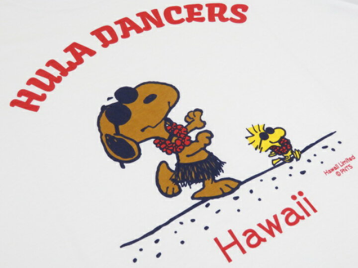 楽天市場 Moni Honolulu モニホノルル ハワイ限定 Hawaii直輸入 日焼けスヌーピー ユニセックスtシャツhula Dancers サイズ Xs L ２１ Twenty One