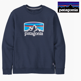 Patagonia パタゴニア【送料無料】MEN'S FITZ ROY HORIZONS UPRISAL CREW SWEATSHIRTトレーナー スウェット クルーネックNEW NAVY メンズ ユニセックス サイズ：S-XL