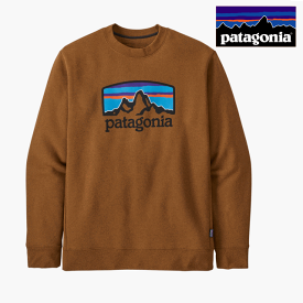 Patagonia パタゴニア【送料無料】MEN'S FITZ ROY HORIZONS UPRISAL CREW SWEATSHIRTトレーナー スウェット クルーネックBEAR BROWN メンズ ユニセックス サイズ：S-XL