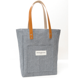 DEAN&DELUCAディーンアンドデルーカ【ハワイ限定】【HAWAII直輸入】LEATHERHANDLETOTETheRitz-CarltonResidence限定リッツカールトン限定レザーハンドル・ショッパーReverseDenim【送料無料】