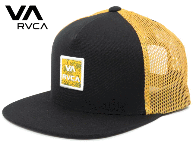RVCA ルーカ【ハワイ直輸入】【キャップ】【帽子】【即日発送】VA ALL THE WAY TRUCK HAT CAPBlack/Yellow -  www.edurng.go.th
