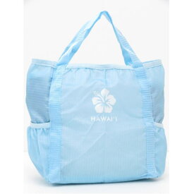 ABC STORES ABCストア【ハワイ限定】【HAWAII直輸入】Aloha Totes アロハトートエコバック・ショッピングバック・折りたたみバックHibiscus-Seafoam-Blue