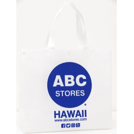 ABC STORES ABCストア【ハワイ限定】【HAWAII直輸入】ABC STORES Logo Reusable Shopping Bag-Smallエコバック・ショッピングバック・不織布White