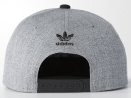 adidasOriginalsアディダスオリジナルス【キャップ】【帽子】【海外限定】【即日発送】MORITREFOILCHAINSNAPBACKCAPTREFOIL・HEATHERGREY/BLACK