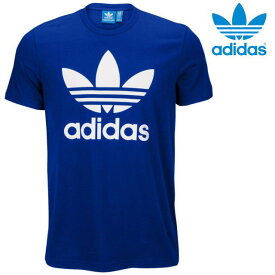 adidas Originals・アディダス オリジナルスTシャツadidas Originals　Trefoil T-Shirt【海外限定】【USAモデル】【即日発送】Blueメンズ ユニセックス サイズ：S-XL【返品交換不可】