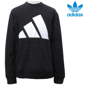 【楽天スーパーSALE】adidas アディダス【プルオーバー】【スウェット】【トレーナー】ADIDAS ATHLETICS PACK POLAR FLEECE SWEATSHIRTフリース 裏表起毛BLACK・サイズ：S-Lメンズ・ユニセックス【返品交換不可】