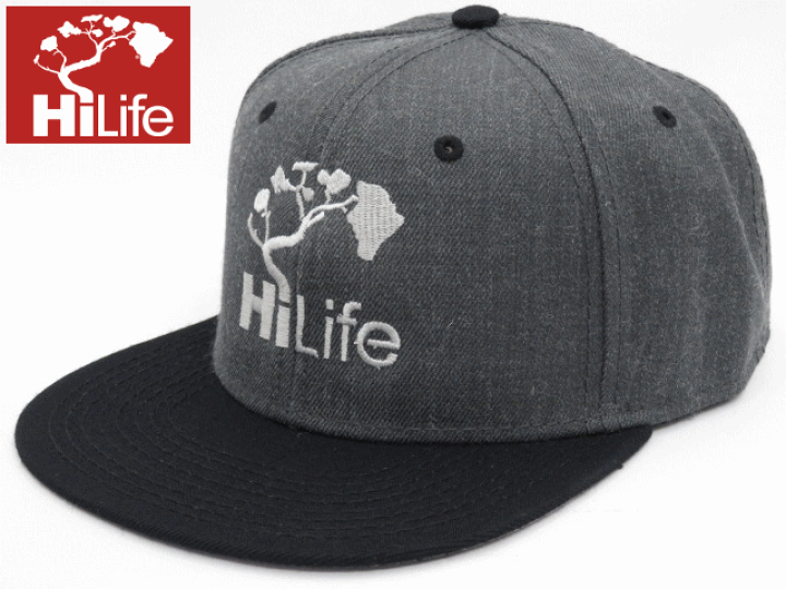 HiLife スナップバック キャップ ユニセックス 黒 ハワイ ローカル HiLife スナップバック キャップ ユニセックス 黒 ハワイ