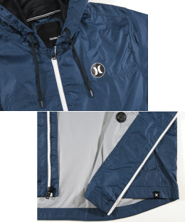 HURLEY(ハーレー)【即日発送】【ジップアップ】【送料無料】ジャケット・ブルゾン・アウターBLOCKEDRUNNER2.0Navy・サイズ:S-Lメンズ