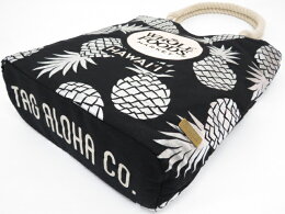 WholeFoodsMarket【ホールフーズマーケット】【ハワイ限定】【HAWAII直輸入】トートバッグ・エコバッグ・ショッピングバッグTAGALOHACO・Black×Silver【返品交換不可】