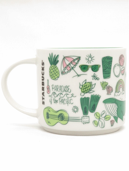 STARBUCKSスターバックス【ハワイ限定・HAWAII直輸入】BEENTHERESERIESACROOSTHEGLOBECOLLECTIONマグカップTall・14floz/414ml