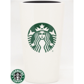 STARBUCKS スターバックス【USA限定・ハワイ直輸入】SIREN LOGO DIUBLE WALL CERAMIC TUMBLERセラミックタンブラー 12floz/355ml