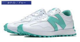 【クリアランス40%OFF】ニューバランス WGS327 327 v1 SL スパイクレスゴルフシューズ D new balance ホワイト ブルーAC ベージュ AB レディース 女性