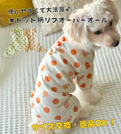 犬服 秋冬 秋 冬 【サイズ交換OK】 秋服 冬服 犬用つなぎ オーバーオール ロンパース カバーオール ドッグウェア 可愛い おしゃれ あたたかい シンプル 水玉 ドット 秋用 冬用 犬 服 ペット服 部屋着 パジャマ 小型犬 中型犬 水玉オーバーオール