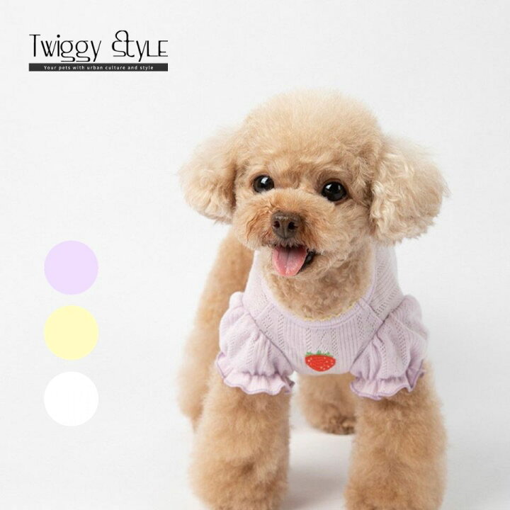 楽天市場 春 夏 サイズ交換対応 送料無料 犬服 ドッグウェア 春 夏 Tシャツ かわいい おしゃれ シンプル プチプラ 犬用tシャツ メッシュ パフスリーブメッシュtシャツ Twiggy Style シンプル可愛い犬服