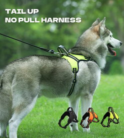 犬 ハーネス 大型犬 中型犬 簡単装着 犬用ハーネス 胴輪 パワーハーネス 散歩 超大型犬 引っ張り防止 やわらかい 痛くない 反射 ハンドル付 メッシュ ソフト おしゃれ かっこいい 中型犬 小型犬 高品質 送料無料