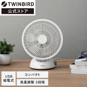 �y�����z��@ USB ��� EF-4984W �z���C�g | �c�C���o�[�h TWINBIRD USB���d���f�X�N�t�@�� �u���^ ���ʒ���3�i�K