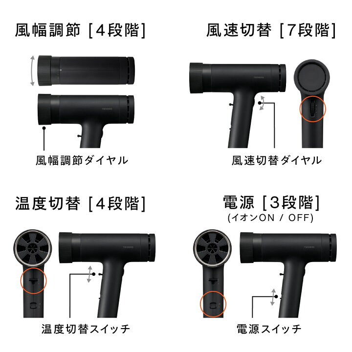 楽天市場】【公式店限定5年保証】ドライヤー サロン品質 TB-G009 