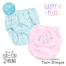 【MAXポイント10倍｜全品対象 スーパーSALE 6/4 20時～】【2024春夏新作】女児 ショーツ メッシュ ドライうさぎショーツ 2枚組 夏ショーツ 綿混 女児 キッズパンツ 100/110/120/130 (4016) メール便OK