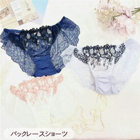 【数量限定1650→880円】【セール】【メール便対応】st.audrey Tiara　バックレースショーツ単品【M】【ノーマル】【スタンダード】【ランジェリー】【楽ギフ_包装】【履き心地】【ラインレス】【美匠】【ホワイト】【ピンク】【オレンジ】【パープル】【刺繍】