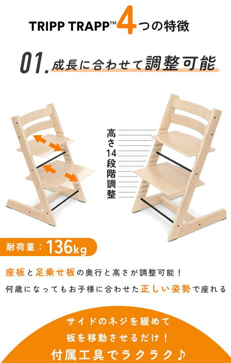 楽天市場】【正規販売店】ストッケ トリップトラップ チェア＋ベビー 