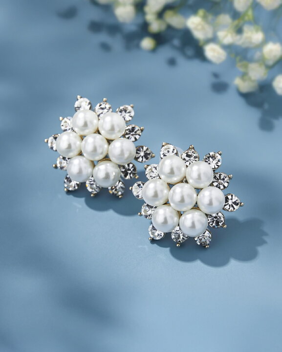 楽天市場】アクセサリー 結婚式 ピアス/イヤリング パール パーティー 