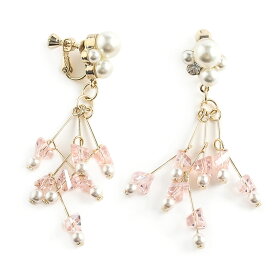 結婚式 アクセサリー イヤリング パーティー パール 小枝 ジグザグ レディース 耳飾り フォーマル お呼ばれ