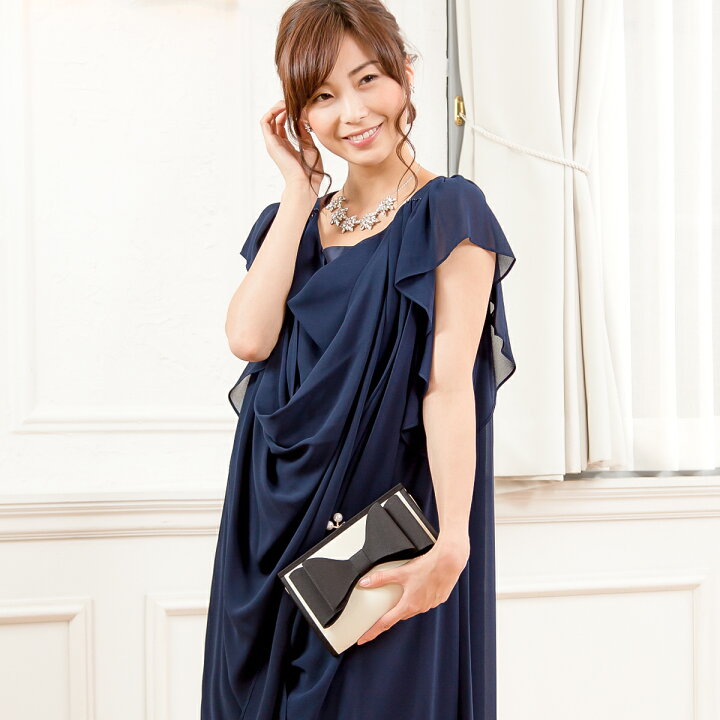 楽天市場】パーティードレス 結婚式/ワンピース/ドレス/秋冬/20代/30代 
