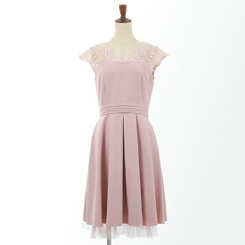 結婚式 ワンピース パーティードレス パーティドレス ドレス レース 袖レース 二次会 披露宴 お呼ばれ フォーマル レディース 袖あり 半袖 服 即日配送