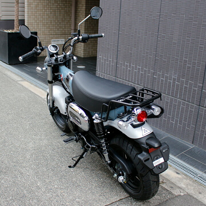 楽天市場】TWR 製 DAX ST 125 用 リアキャリア ブラック シルバー 