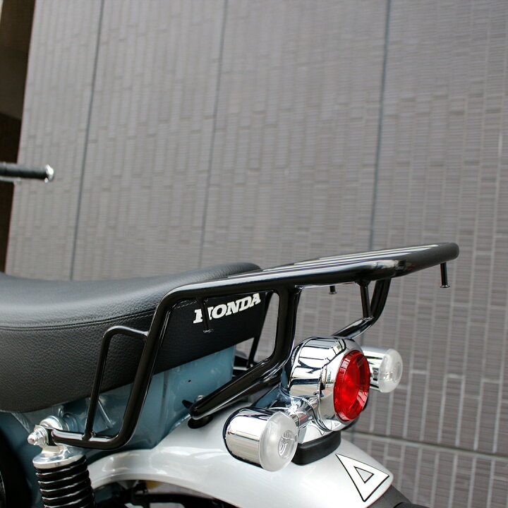 楽天市場】TWR 製 DAX ST 125 用 リアキャリア ブラック シルバー 