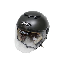 ジェットヘルメット (全6色) ZACK ZJ-2 ヘルメット バイクヘルメット ユニセックス SG規格 全排気量対応 洗える内装 インナーシールド搭載 SPEEDPIT TNK工業 ダブルシールド エアーインテーク