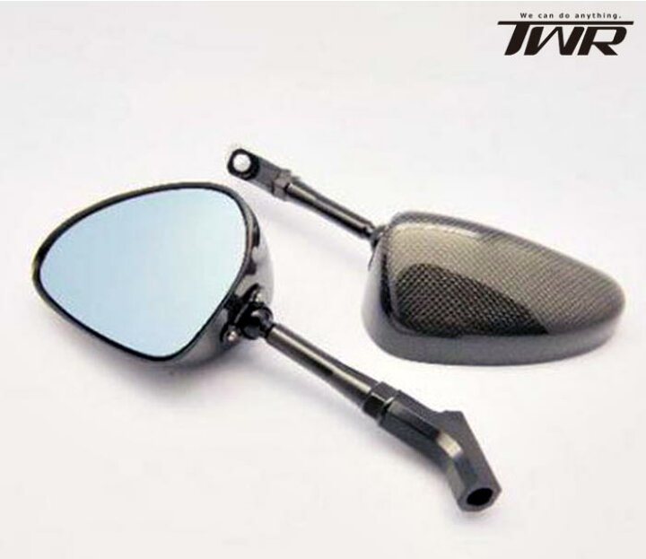 楽天市場】TWR製 (SIMOTA OEM生産) オートバイ用 カーボンミラー 