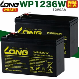 【保証書付き】WP1236W 2個セット Smart-UPS・無停電電源装置・蓄電器用バッテリー完全密封型鉛蓄電池（12V9Ah） / 互換: WP8-12 NP7-12 NPH7-12 PE12V7.2 PXL12072 12m6.5 12P6.5 12SN9 12SSP7.5 HF7-12 HV7-12 HP6.5-12 12SSP7.5 LC-R127R2P1 LC-P127R2CH1 LC-P127R2J1