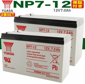 【保証書付き】 2個SET YUASAバッテリー NP7-12 バッテリー UPS・無停電電源装置・蓄電器用バッテリー小型シール鉛蓄電池［12V7Ah］ [Smart-UPS] [1250][1500] [GS