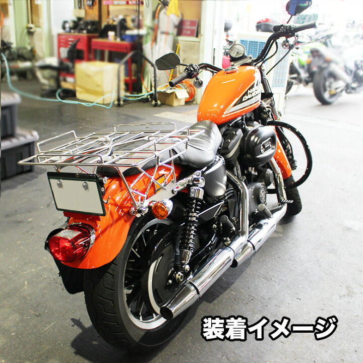 楽天市場】TWR 製 スポーツスター デタッチャブル リアキャリア デカ 