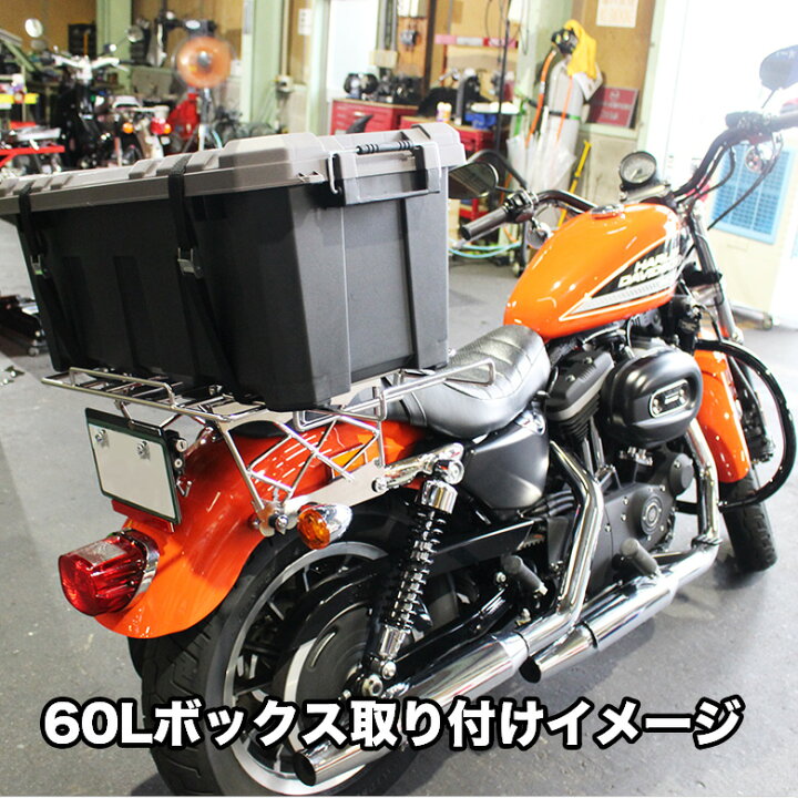 楽天市場】TWR 製 スポーツスター デタッチャブル リアキャリア デカ 