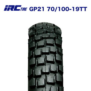 IRC GP-21 70/100-19 42P WT �t�����g�^�C�� 19�C���` TT-R125LWE CRF125F KLX125 KLX140R L RM85L �I���I�t �I�t���[�h �u���b�N�^�C�� �`���[�u�^�C�v �����p ��C�p ���S�� YAMAHA HONDA Kawasaki SUZUKI