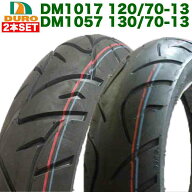 DURO タイヤ 前後 セット DM1017 120/70-13T 53P & DM1057 130/70-13 適合車種: マグザム ( SG15J / SG21…