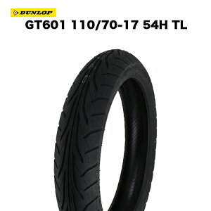 DUNLOP GT601 110/70-17 54H TL KԎ: CB400 CB-1 CB125 CBR250 CBR300 CB250 CB300 ^[h CRF250 FZ400 YZF-R3 MT-03 YZF-R25 MT-25 XT250X SRX WR250 XJR400 YZF-R D-gbJ[ Ninja250 Ninja400 Z250 Z400 tg^C O oCN