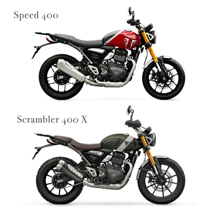 楽天市場】TRIUMPH / トライアンフ 純正 オプション スピード400 