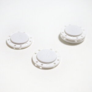 【10組】 22mm プラスチック マグネットホック マグネットボタン 縫い付け式 | 4色有 バッグ 留め具 | 送料無料
