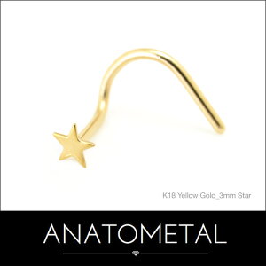 18Ga. 18 X^[ mXg XN[ / 3mmX^[ Aig^ ANATOMETAL {fBsAX K18 @sAX 18g yKAiz