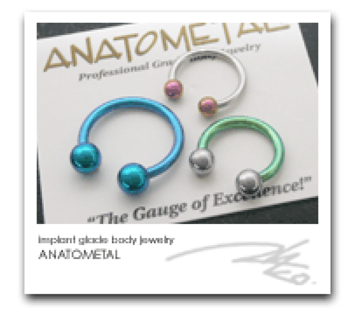 楽天市場】14Ga. チタン製 サーキュラーバーベル アナトメタル