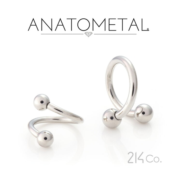 楽天市場】14Ga. ステンレス製 ツイスターバーベル ANATOMETAL  