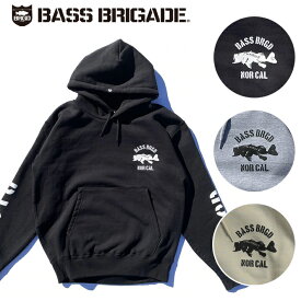 パーカー 裏起毛 BASS BRIGADE バスブリゲード NCHD01 プルオーバーパーカー BB Nor Cal Heavy Sweat Hoodie バスフィッシング デプス バス釣り アウトドア フィッシングブランド